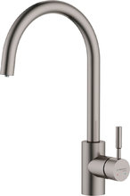 Смеситель Stworki by Damixa HSTW07200 для кухонной мойки, с каналом для питьевой воды, никель