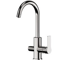 Смеситель Remer Winner W79DW для кухонной мойки, с функцией подачи питьевой воды, цвет хром