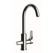 Смеситель Remer Class Line L79DW для кухонной мойки, с функцией подачи питьевой воды, цвет хром