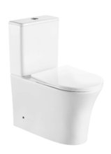 Унитаз напольный безоободковый Ceruttispa Adige, крышка микролифт, CT7836