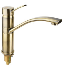 Смеситель Timo Berta 0303FNAntique для кухонной мойки, античная бронза