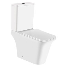 Унитаз-компакт Ceruttispa Nivolet CT8457 безободковый, с сиденьем микролифт, белый