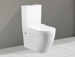 Напольный унитаз Ceruttispa Orlter, CT9867, безободковый, крышка-сиденье микролифт, белый