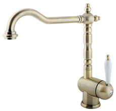 Смеситель Timo Morea 2406Fantique для кухонной мойки, античная бронза
