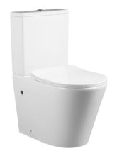 Напольный унитаз Ceruttispa Sella GW, CT9864, безободковый, крышка-сиденье микролифт, белый