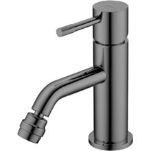 Смеситель для биде Boheme Uno 466-SGM, PVD покрытие Shine Gun Metall