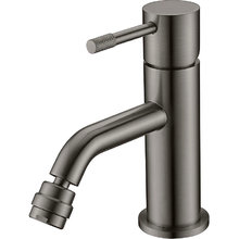 Смеситель для биде Boheme Uno, PVD покрытие, вороненая сталь, gunmetal, 466-GM