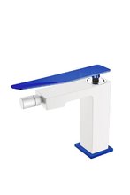 Смеситель для биде Boheme Q, цвет белый/синий, 146-WUW.2