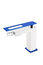 Смеситель для биде Boheme Q, цвет белый/синий, 146-WUW