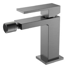 Смеситель Boheme Qubic для биде, вороненая сталь, gunmetal, 476-GM