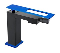 Смеситель Boheme Q для биде, черный, синий, 146-BUW