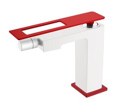 Смеситель Boheme Q для биде, хром, красный, 146-CRR