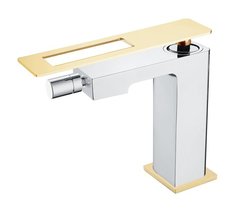 Смеситель Boheme Q для биде, хром, золото, 146-CRG