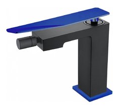 Смеситель Boheme Q для биде, черный, синий, 146-BUW.2