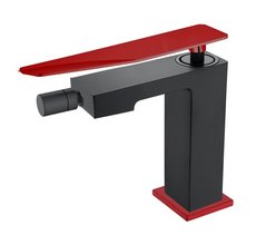 Смеситель Boheme Q для биде, черный, красный, 146-BR.2