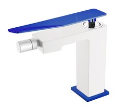 Смеситель Boheme Q для биде, белый, синий, 146-WUV.2
