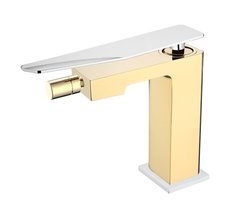 Смеситель Boheme Q для биде, золото, хром, 146-GCR.2