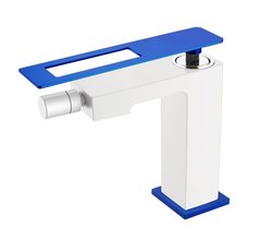 Смеситель Boheme Q для биде, белый, синий, 146-WUV