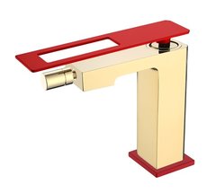 Смеситель Boheme Q для биде, золото, красный, 146-GR