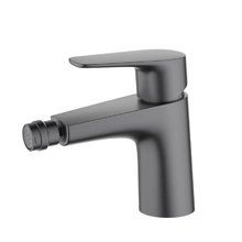 Смеситель для биде Aquatek Бетта AQ1118BGM, черный хром шлифованный