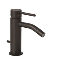 Смеситель Paffoni Light LIG135NO для биде, с донным клапаном 1 1/4, цвет черный матовый