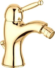 Смеситель Paffoni Giorgia GI135GF для биде, с донным клапаном, цвет золото