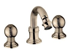 Смеситель Cezares Olimp BBS2-02-M цвет бронза, ручки круглые металл