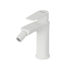 Смеситель для биде Cezares NAUTIC-BS1-BIO, с донным клапаном, белый матовый