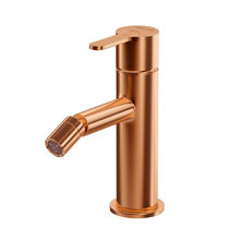 Смеситель для биде Cezares LEAF-BSM-SS, с донным клапаном, бронза