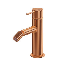 Смеситель для биде Cezares LEAF-BSM-L-SS, с донным клапаном, бронза