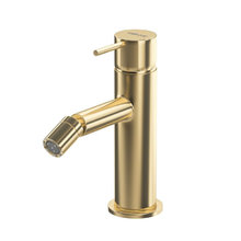 Смеситель для биде Cezares LEAF-BSM-L-SR, с донным клапаном, золото