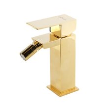 Смеситель Cezares Unika UNIKA-BSM1-03/24 для биде, золото 24 карата