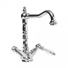 Смеситель Cezares DIAMOND-LS2-01-Sw, хром, ручки Swarovski