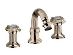 Смеситель Cezares Olimp BBS2-02-Sw цвет бронза, ручки квадратные Swarovski