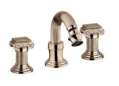 Смеситель Cezares Olimp BBS2-02-O цвет бронза, ручки квадратные металл