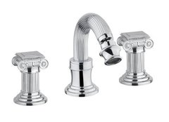 Смеситель Cezares Olimp BBS2-01-O цвет хром, ручки квадратные металл