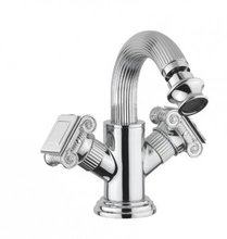 Смеситель Cezares Olimp BS2-01-O цвет хром, ручки квадратные металл