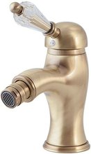 Смеситель Cezares VINTAGE-BSM1-02-Sw для биде, бронза, ручка Swarovski