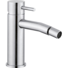 Смеситель Cisal Xion XI000564D1 однорычажный для биде на 1 отверстие без донного клапана, цвет нержавеющая сталь