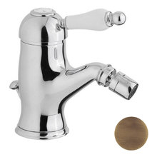 Смеситель Cisal Arcana Empress EM00055027 однорычажный для биде на 1 отверстие с донным клапаном, цвет бронза