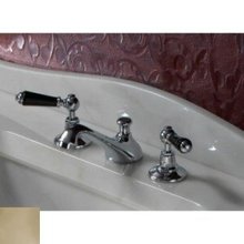 Cмеситель Devon&Devon Black Dandy MARF45OTBD для биде на 3 отв., светлое золото