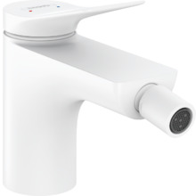 Смеситель Hansgrohe Vivenis 75200700 для биде, с донным клапаном, белый матовый