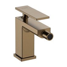 Смеситель для биде Hansgrohe Tecturis E 73200140, с донным клапаном, цвет шлифованная бронза