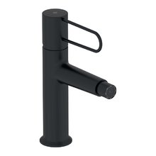 Смеситель для биде Jacob Delafon Odeon Rive Gauche E21033-BL-BL, с донным клапаном, корпус черный, ручка черная