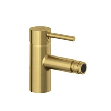 Смеситель Kludi Bozz, 38533N076, для биде, с донным клапаном, брашированное золото