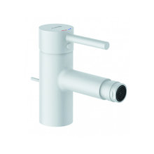 Смеситель Kludi Bozz 385335376 для биде, с донным клапаном, цвет белый матовый