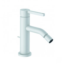 Смеситель Kludi Nova Fonte Pura 202165315 для биде, с донным клапаном, цвет белый матовый