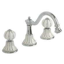 Cмеситель Migliore Olivia 19010 для биде, хром, ручки декор платина