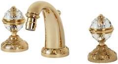 Смеситель Migliore.CRistalia ML.CRS-3725.DO для биде на 3 отверстия, золото