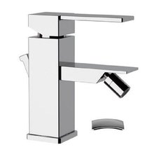 Смеситель Remer Qubika Q20 для биде, с донным клапаном, цвет хром